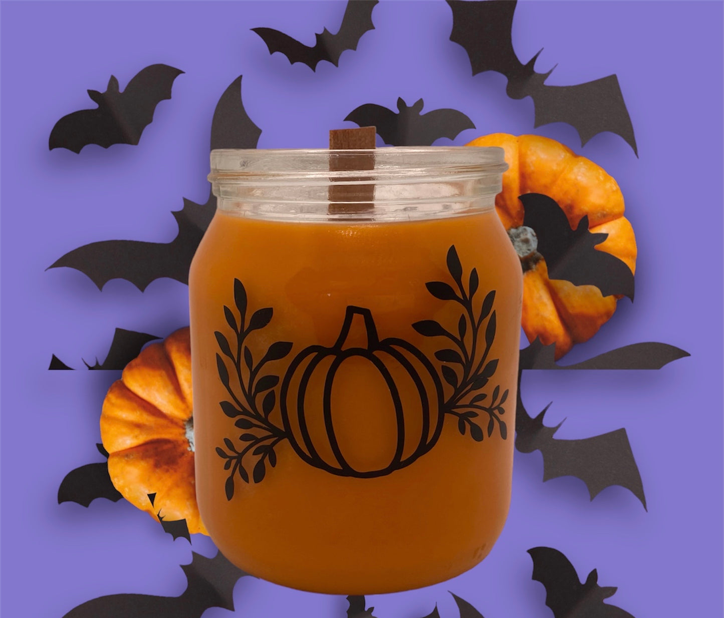 Pumpkin Spice Wood Wick Candle Large