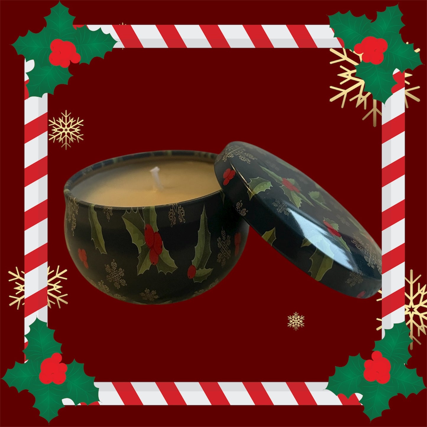Frosted Fig & Snowberry Mini Candle Tin