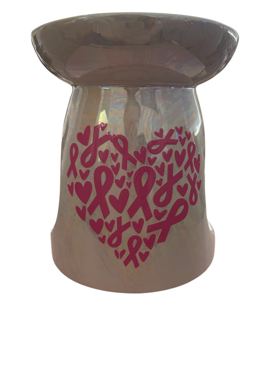 Pink Ribbon Wax Burner