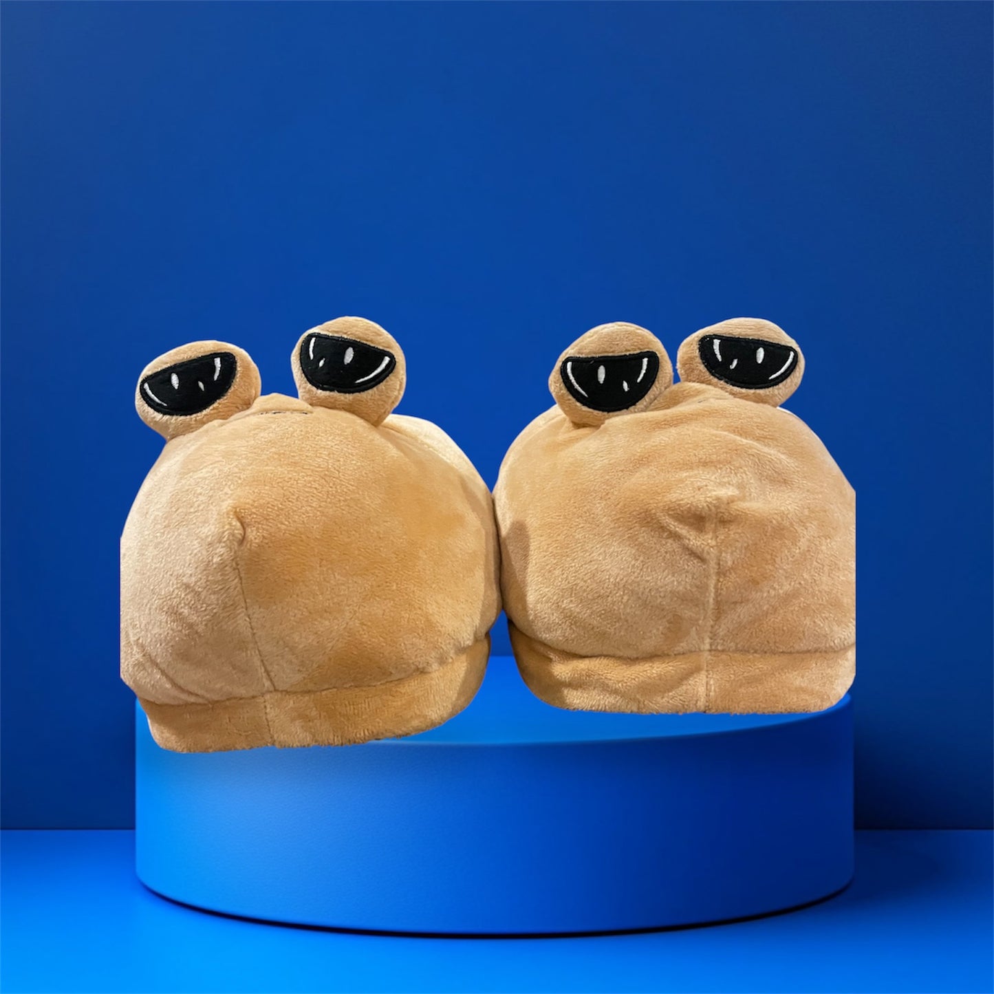 “Pou” plush slippers