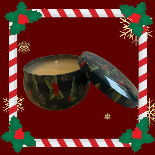 Frosted Fig & Snowberry Mini Candle Tin