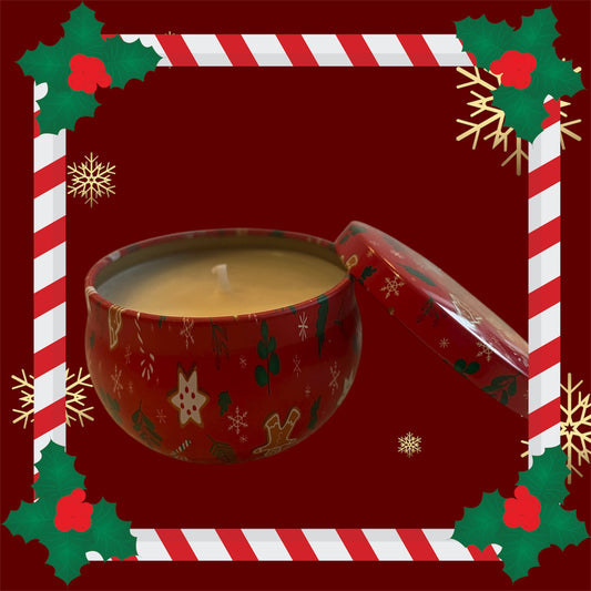 Vanilla and Pinecones Mini Candle Tin